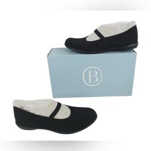 Bzees Black Mary Jane Flats